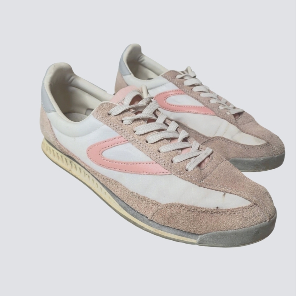 Tretorn Women Rawlins 2.0 Lace Up Sneakers Shoes Blush Size 8